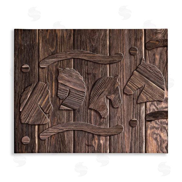 stupell industries Ziwei Li | Unicorn Rustic Etch Interpretation