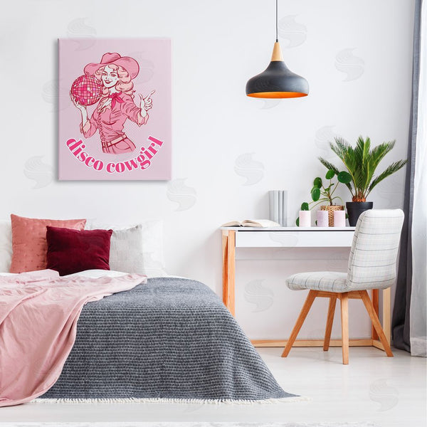 Stupell Industries Ziwei Li | Vintage Disco Cowgirl Wall Art