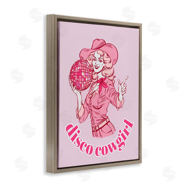 Stupell Industries Ziwei Li | Vintage Disco Cowgirl Wall Art