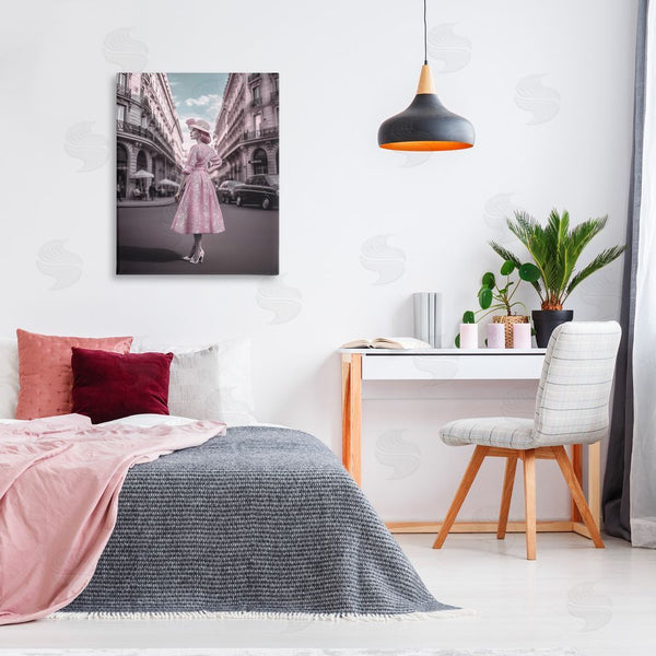 Stupell Industries Ziwei Li | Vintage Fashion In City Wall Art