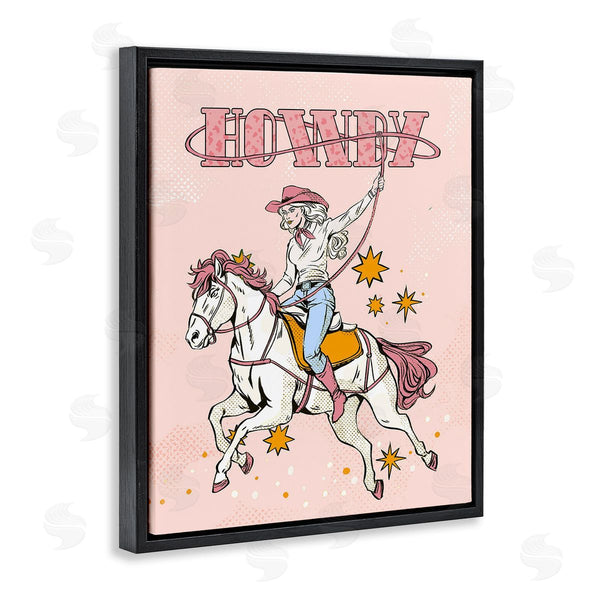 Stupell Industries Ziwei Li | Vintage Pastel Howdy Wall Art