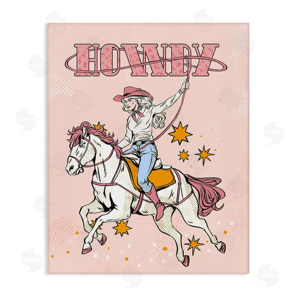 stupell industries Ziwei Li | Vintage Pastel Howdy Wall Art