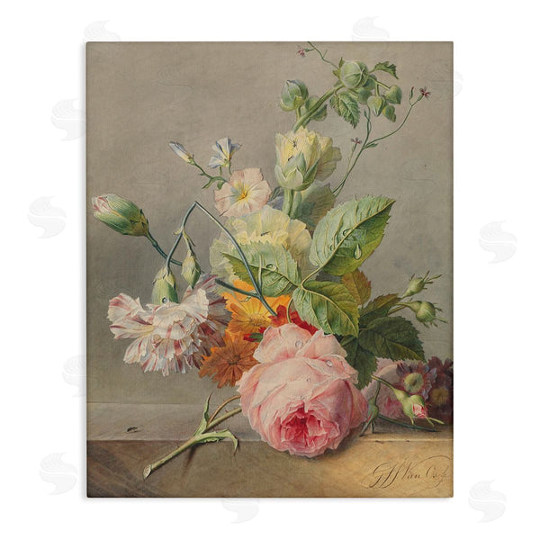 stupell industries Ziwei Li | Vintage Pink Florals on Table