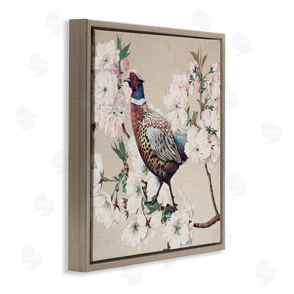 Stupell Industries Ziwei Li | Vintage Wild Turkey Pink Tree Blossoms