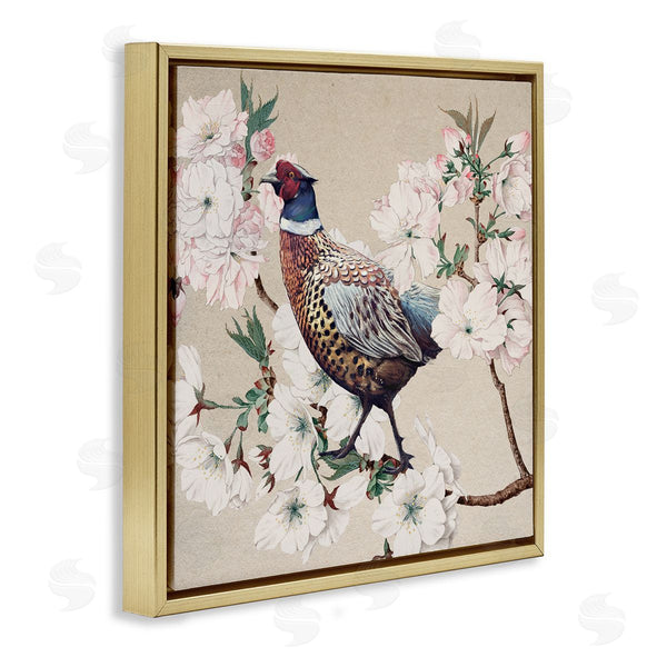 Stupell Industries Ziwei Li | Vintage Wild Turkey Pink Tree Blossoms