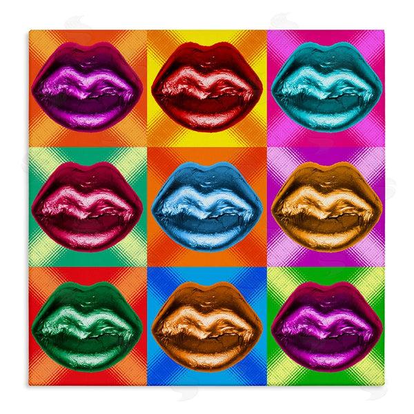 stupell industries Ziwei Li | Vivid Lips Abstraction Wall Art