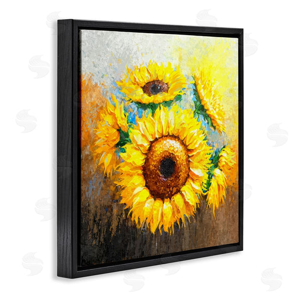 Stupell Industries Ziwei Li | Vivid Yellow Sunflowers Impressionist Style Wall Art