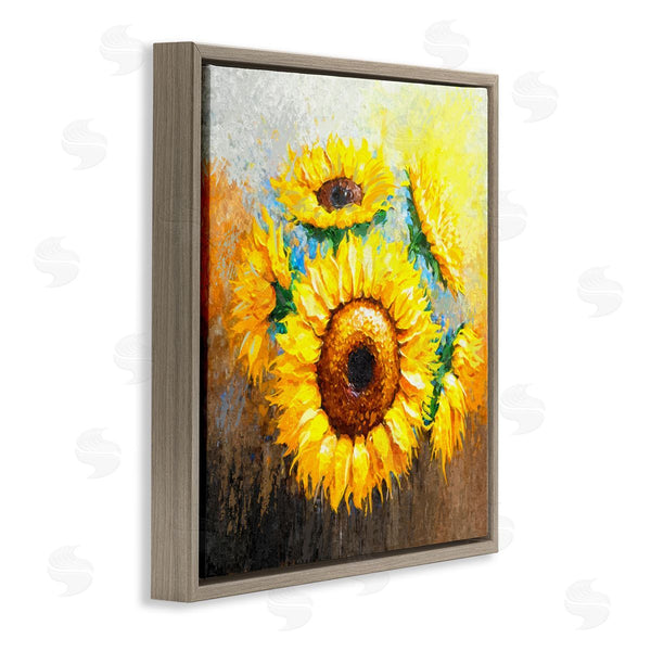 Stupell Industries Ziwei Li | Vivid Yellow Sunflowers Impressionist Style Wall Art