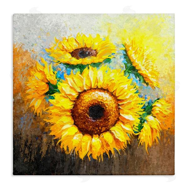 stupell industries Ziwei Li | Vivid Yellow Sunflowers Impressionist Style Wall Art