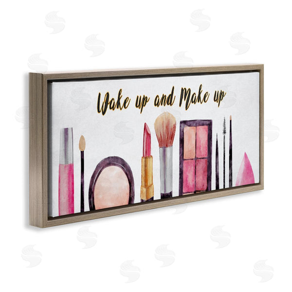 Stupell Industries Ziwei Li | Wake Up Make Up Watercolor