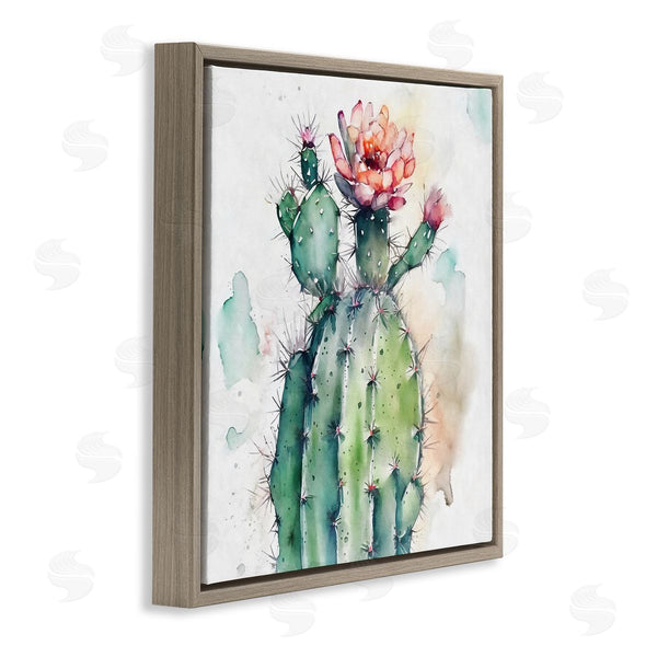 Stupell Industries Ziwei Li | Watercolor Cactus Desert Nature Wall Art
