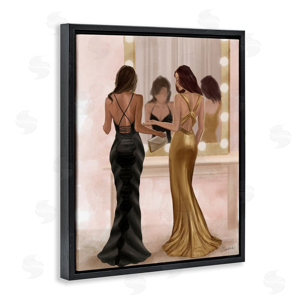 Stupell Industries Ziwei Li | Women In Dresses At Vanity