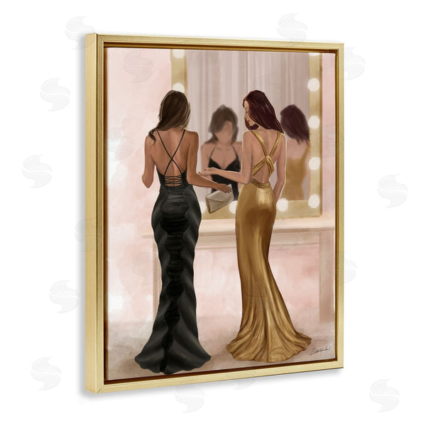 Stupell Industries Ziwei Li | Women In Dresses At Vanity