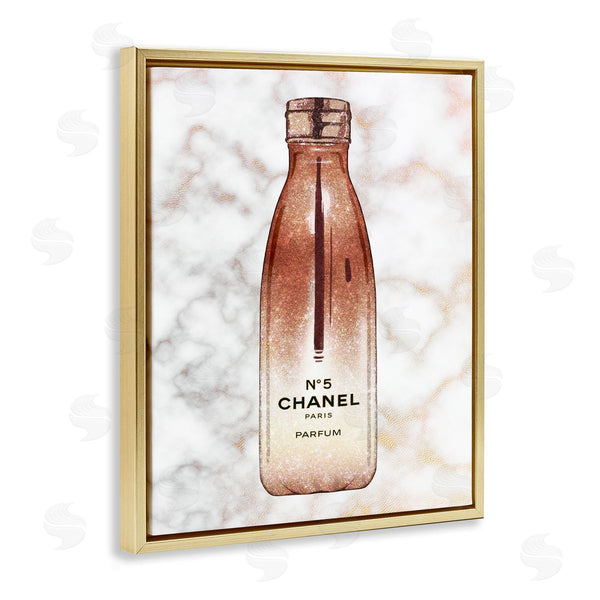 Stupell Industries Ziwei Li | Women's Fashion Water Bottle Over Marble