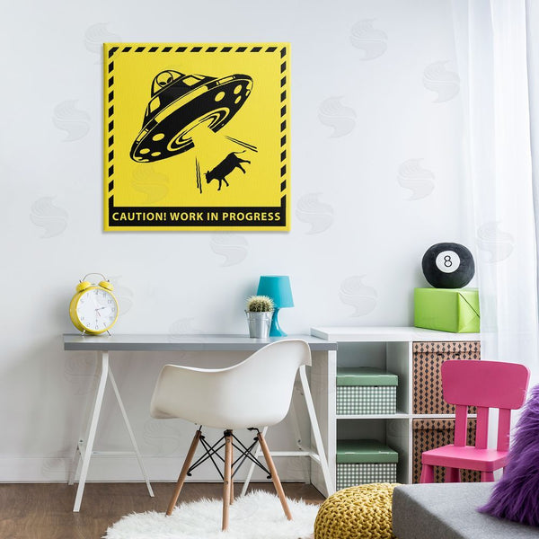 Stupell Industries Ziwei Li | Work In Progress UFO Wall Art