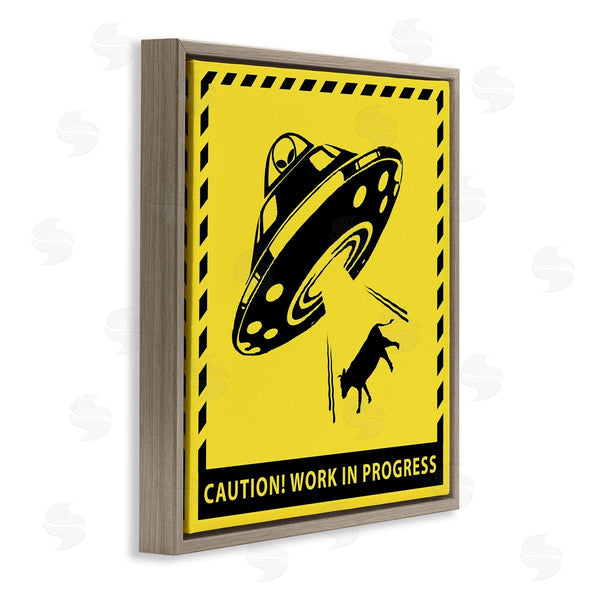 Stupell Industries Ziwei Li | Work In Progress UFO Wall Art