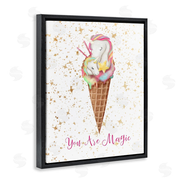 Stupell Industries Ziwei Li | You Are Magic Unicorn Ice Cream