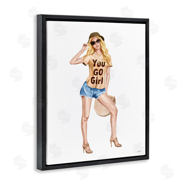 Stupell Industries Ziwei Li | You Go Girl Glam Fashionista