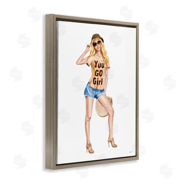 Stupell Industries Ziwei Li | You Go Girl Glam Fashionista