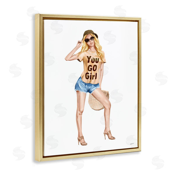 Stupell Industries Ziwei Li | You Go Girl Glam Fashionista