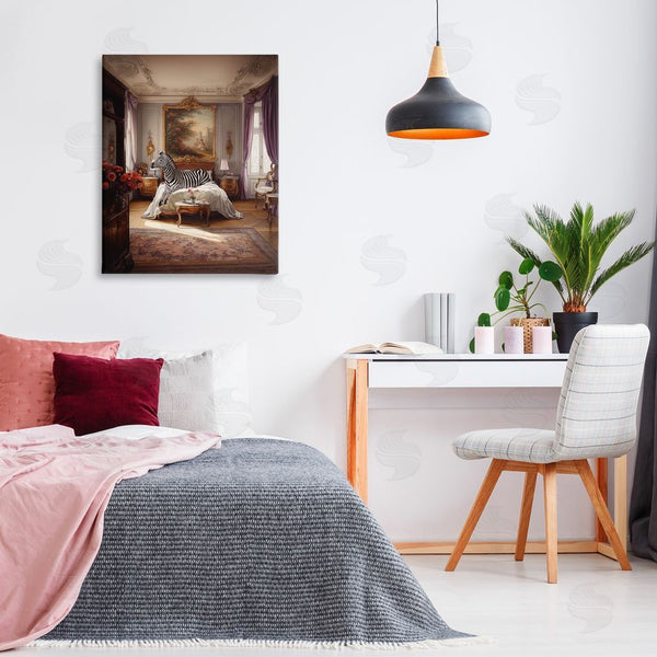 Stupell Industries Ziwei Li | Zebra In Regal Room Wall Art