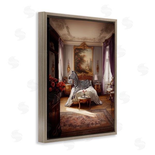 Stupell Industries Ziwei Li | Zebra In Regal Room Wall Art